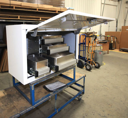 Custom drawers for trucks by Highway Products