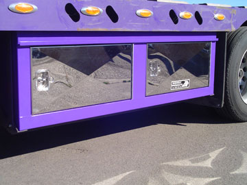 Custom tool boxes built by Highway Proudcuts.