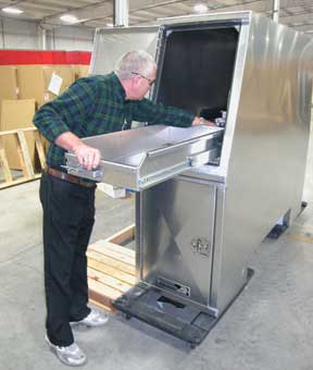 Custom tool boxes built by Highway Proudcuts.