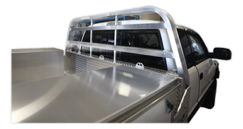 Click here to see the rest of this headache rack built by Highway Products.