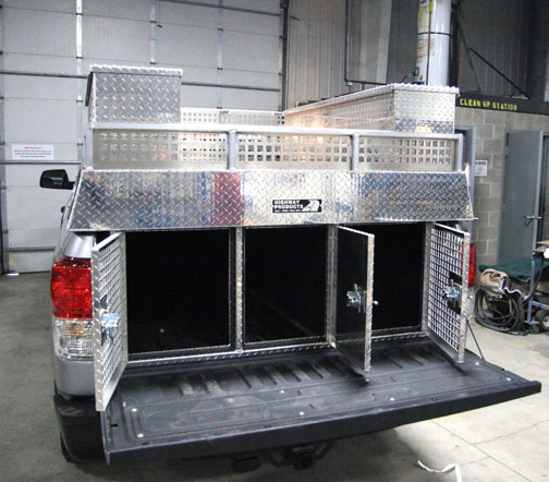 Hound dog boxes for dogs and pets by Highway Products, Inc. www.800toolbox.com