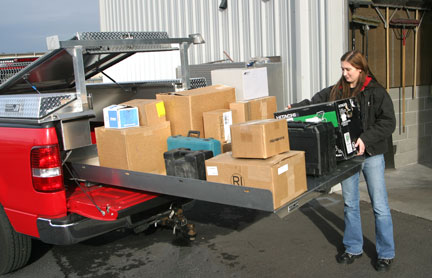 Mechanics body on a pickup truck by Highway Products.