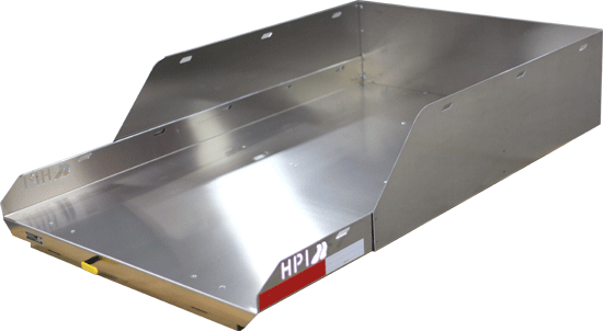 Sliding cargo tray for pickup trucks works great for tonnea and camper shells. Built by Highway Prouducts, Inc. 800toolbox.com