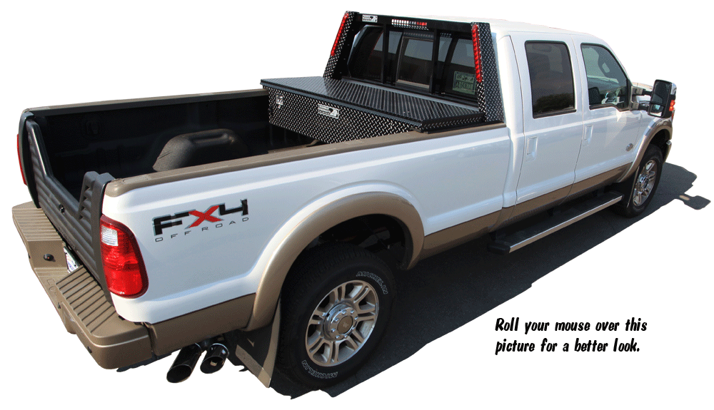 HEAVEY GUAGE Truck tool boxes built by Highway Products.