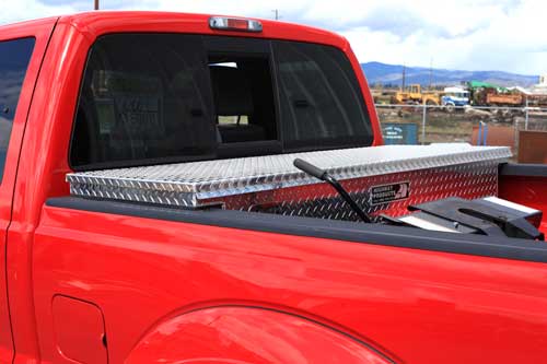 cross bed saddle box for RV and low side needs by Highway Products, Inc.