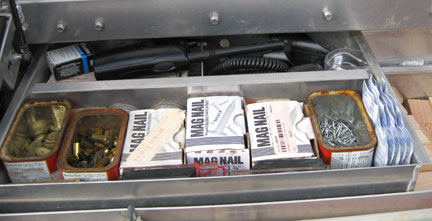 Surveying instrument equipment security storage built by Highway Products, Inc.
