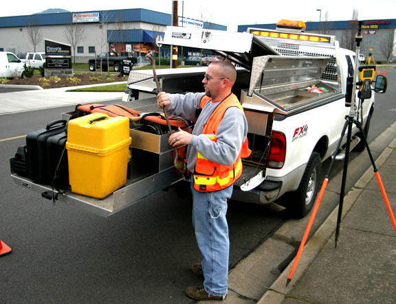 Surveyor Pack organizer built by Highway Products, Inc.