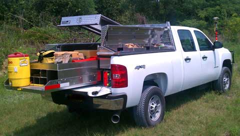 Surveyor Pack organizer built by Highway Products, Inc.