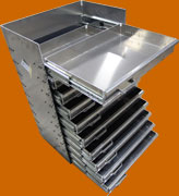 Truck storage drawers for service bodies and tool boxes by Highway Products.
