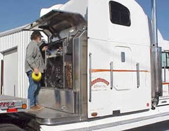 Closet Headache Rack for Semi Trucks