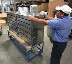 Drawers for truck service bodies