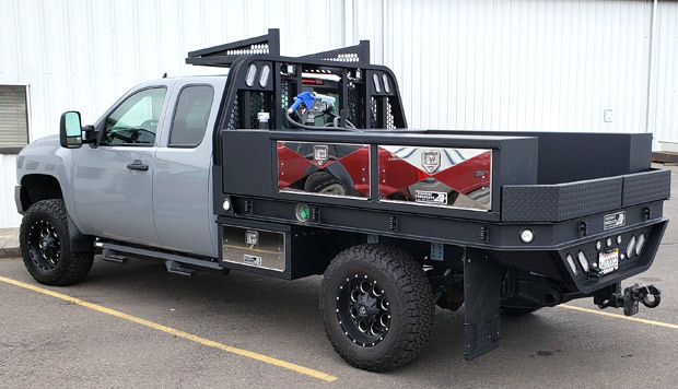 Platform truck body 