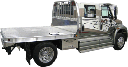 Aluminum truck flatbeds by Highway Products