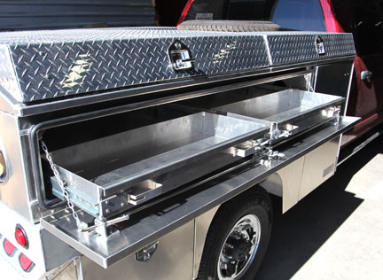 Drawers for the Veterinarian storage box are built to your specs.